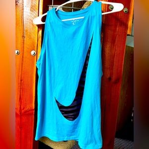 Nike Medium Purple/Black Print Swoosh Tank